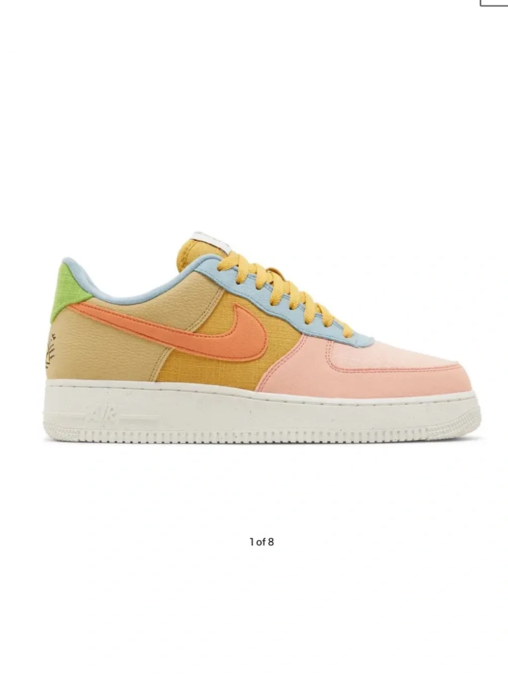 Nike Air Force 1 Low '07 LV8 Next Nature 'Sun Club - Multi' Size 6.5Y 8 Womens